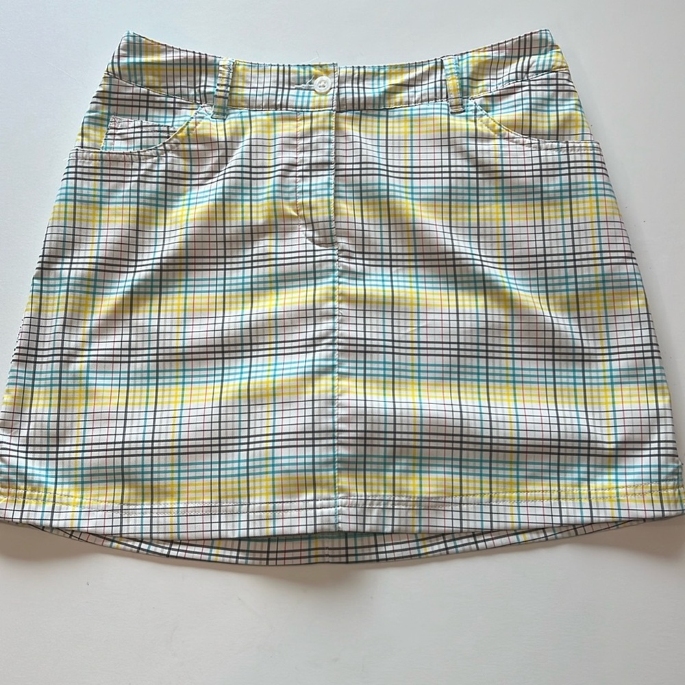 Slazenger- plaid golf skirt, 2
